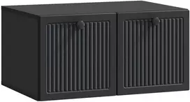 TV staliukas Sieninė TV spintelė Juoda 59,5 x 41 x 30 cm Apdirbta mediena