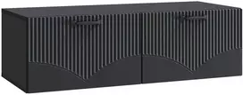 TV staliukas Sieninė TV spintelė Juoda 98 x 41 x 30 cm Apdirbta mediena