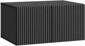 TV staliukas Sieninė TV spintelė 59,5 x 41 x 30 cm Juoda Apdirbta mediena