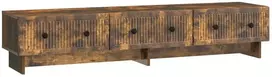 TV staliukas Televizoriaus spintelė 147 x 34,5 x 30 cm Dūminio ąžuolo