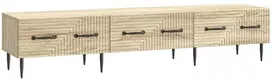 TV staliukas Televizoriaus spintelė Sonoma ąžuolas 147 x 34,5 x 30 cm