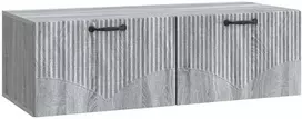 TV staliukas Sieninė TV spintelė Pilka sonoma ąžuolo 98 x 41 x 30 cm