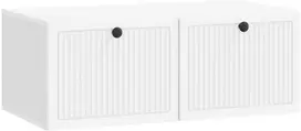 TV staliukas Sieninė TV spintelė Balta 78,5 x 41 x 30 cm Apdirbta mediena