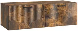 TV staliukas Sieninė TV spintelė Dūminio ąžuolo 98 x 41 x 30 cm
