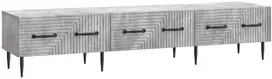 TV staliukas Televizoriaus spintelė Betono pilka 147 x 34,5 x 30 cm