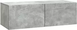TV staliukas Sieninė TV spintelė 98 x 41 x 30 cm Betono pilka