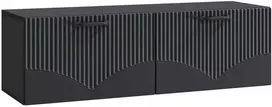 TV staliukas Sieninė TV spintelė Juoda 98 x 31 x 30 cm Apdirbta mediena