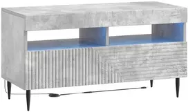 TV staliukas LED televizoriaus spintelė HAARLEM 81 x 35 x 43 cm Betono pilka
