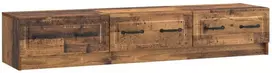 TV staliukas Televizoriaus spintelė 147 x 34,5 x 27 cm Sendintos medienos