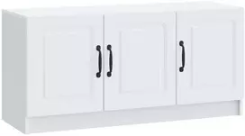 TV staliukas Televizoriaus spintelė Balta 99 x 34,5 x 47 cm Apdirbta mediena