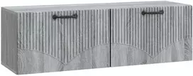 TV staliukas Sieninė TV spintelė Pilka sonoma ąžuolo 98 x 31 x 30 cm