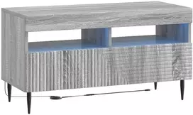 TV staliukas LED televizoriaus spintelė HAARLEM 81 x 35 x 43 cm Pilka Sonoma