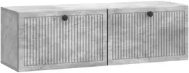 TV staliukas Sieninė TV spintelė Betono pilka 98 x 31 x 30 cm