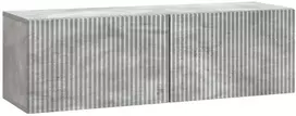 TV staliukas Sieninė TV spintelė 98 x 31 x 30 cm Betono pilka