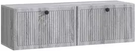 TV staliukas Sieninė TV spintelė Pilka sonoma ąžuolo 98 x 31 x 30 cm