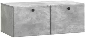 TV staliukas Sieninė TV spintelė 78,5 x 41 x 30 cm Betono pilka