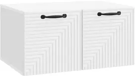 TV staliukas Sieninė TV spintelė Balta 59,5 x 41 x 30 cm Apdirbta mediena
