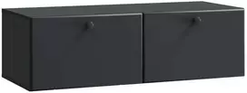 TV staliukas Sieninė TV spintelė 98 x 41 x 30 cm Juoda Apdirbta mediena
