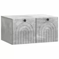 TV staliukas Sieninė TV spintelė Betono pilka 59,5 x 41 x 30 cm