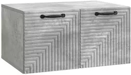 TV staliukas Sieninė TV spintelė Betono pilka 59,5 x 41 x 30 cm