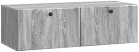 TV staliukas Sieninė TV spintelė 98 x 41 x 30 cm Pilka Sonoma