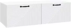 TV staliukas Sieninė TV spintelė Balta 98 x 41 x 30 cm Apdirbta mediena