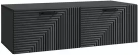 TV staliukas Sieninė TV spintelė Juoda 98 x 41 x 30 cm Apdirbta mediena
