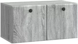 TV staliukas Sieninė TV spintelė 59,5 x 31 x 30 cm Pilka Sonoma