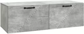 TV staliukas Sieninė TV spintelė Betono pilka 98 x 41 x 30 cm