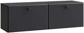TV staliukas Sieninė TV spintelė 98 x 31 x 30 cm Juoda Apdirbta mediena