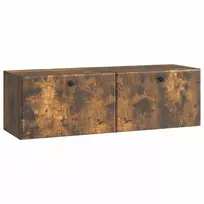 TV staliukas Sieninė TV spintelė 98 x 31 x 30 cm Dūminio ąžuolo