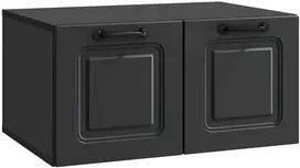 TV staliukas Sieninė TV spintelė Juoda 59,5 x 41 x 30 cm Apdirbta mediena