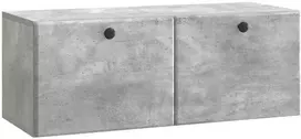 TV staliukas Sieninė TV spintelė 78,5 x 31 x 30 cm Betono pilka
