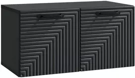 TV staliukas Sieninė TV spintelė Juoda 59,5 x 31 x 30 cm Apdirbta mediena