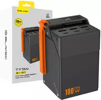 Blavec Power Bank 50000mAh BJ-50 Tytan 100W – 3x Type-C + 3x USB-A (PBBJ50C) juodos spalvos