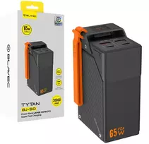 Blavec Power Bank 30000mAh BJ-50 Tytan 65W – 2x Type-C + 2x USB-A (PBBJ50B) juodos spalvos
