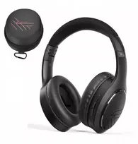 PowerLocus Bluetooth ausinės P19, 4 EQ režimai, 60 valandų, sulankstomos su dėklu, juodos