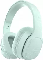Ausinės Bluetooth PowerLocus P7 Juodos Over-Ear su mikrofonu AUX BT 50h žalios
