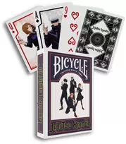 Žaidimo Kortos - Bicycle Jujutsu Kaisen Pilkos