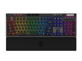 MSI Strike Pro Wireless gaming keyboard, Kailh Midnight Pro Silent Tactile, wireless mechanical, backlit, black