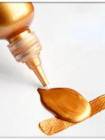 60ml Akriliniai dažai Metaliniai Auksiniai Sidabriniai Variniai Gipsas Lėlė Lašinamas klijai Kabinimo pasta Rankų darbo PASIDARYK pats dažai 60ml bronza