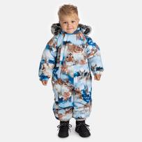 Huppa Žieminis kombinezonas vaikams KEIRA, navy pattern