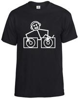 DJ Club Dance Unisex T-Shirt Rave Music House Cool Funny Hooj Choons Tunes Top S gray