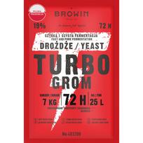 Browin distiliavimo mielės Turbo GROM 72h 403200, 120 g, 19% alkoholis, 25 L partija, 6-8 kg cukraus