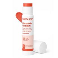 WishCare Spalvotas lūpų balzamas SPF 50 PA+++ | Šviesinantis lūpų balzamas tamsioms lūpoms | Testuotas in-vivo | Kojinė rūgštis ir niacinamidas | Moterims | 5g (Koralų Pe white