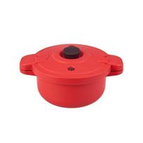 Heat Resistant Microwave Rice Pressure Cooker For Fast Cooking Nonstick Interior Kitchen Gadget For Families 1 red