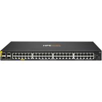 Switch HPE Aruba Networking CX 6000 48p 10M/100M/1G Class4 PoE 4p SFP 1G 740W valdomas switch - 48 x 10/100/1000 (PoE+) + 4 x Gigabit SFP (Uplink) - oro srautas iš šono į šoną - montavimui spintoje, montavimui ant sienos - PoE+ (740 W) | R9Y03B#ABB | 0190017786179