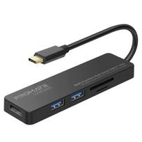 Šakotuvas Promate LinkHub-C USB-C - HDMI, 2 x USB 3.0