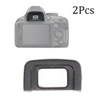 2 vnt. Ieškiklio Okuliaro Kaušelio Apsauginis Dangtelis Skirta-DSLR D300 D3100 gray