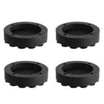 Set of 4 Silicone Feet Silicone Furniture Pads Furniture Risers Washing Machine Risers Perfect for Kitchen and Bathroom black